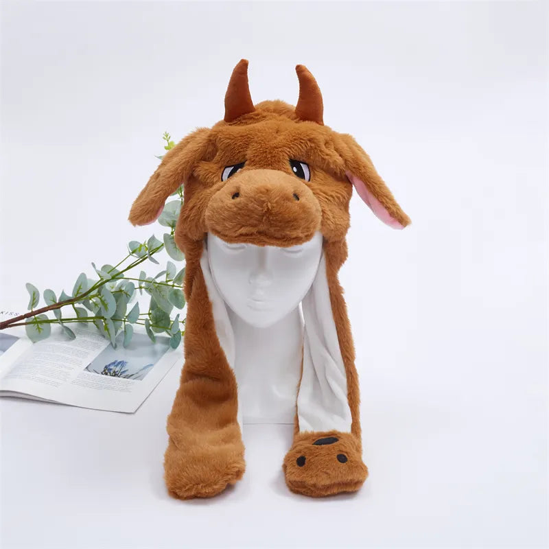 BunnyBounce Hat – Schattige Muts met Beweegbare Oortjes