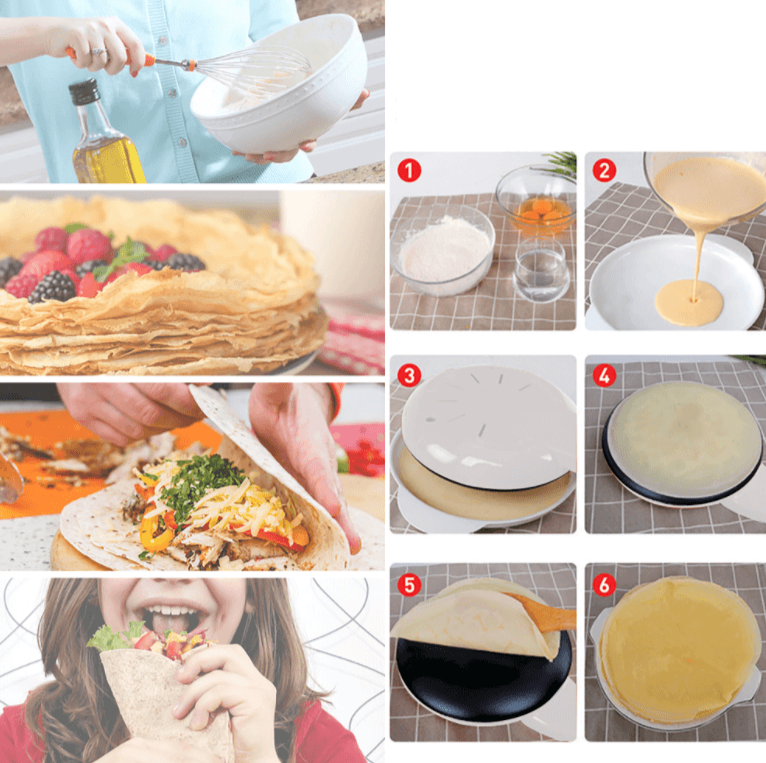 CrepeMaster - Elektrische Crêpe Maker voor Koken