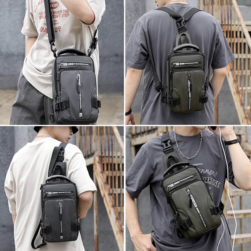 CityTrek Bag - Stijlvolle Waterdichte Oxford Crossbody