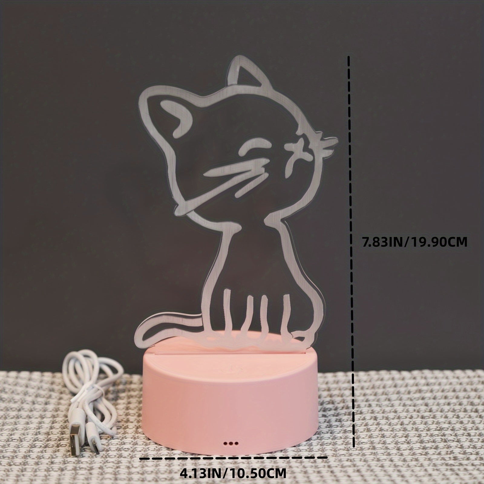 GlowPaw - 3D Touch-Nachtlamp voor Katten