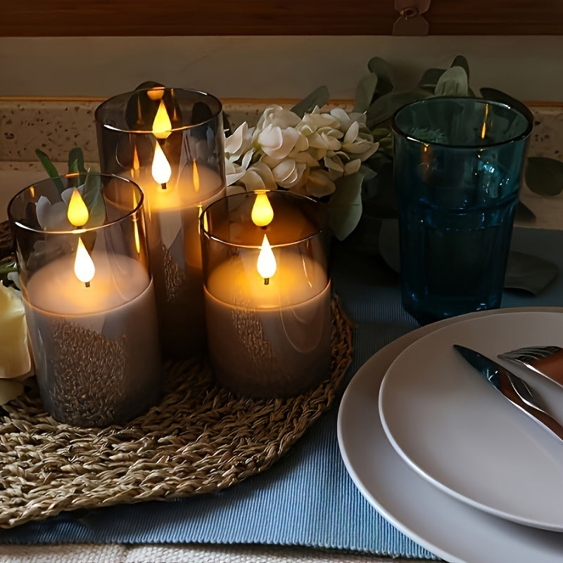 FlameFree LED Candle Set – Stijlvolle Sfeerverlichting voor Binnen en Buiten