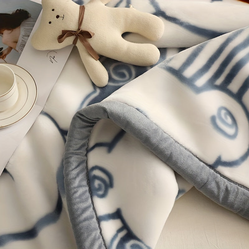 CozyCartoon Fleece Deken - Zacht en Vrolijk