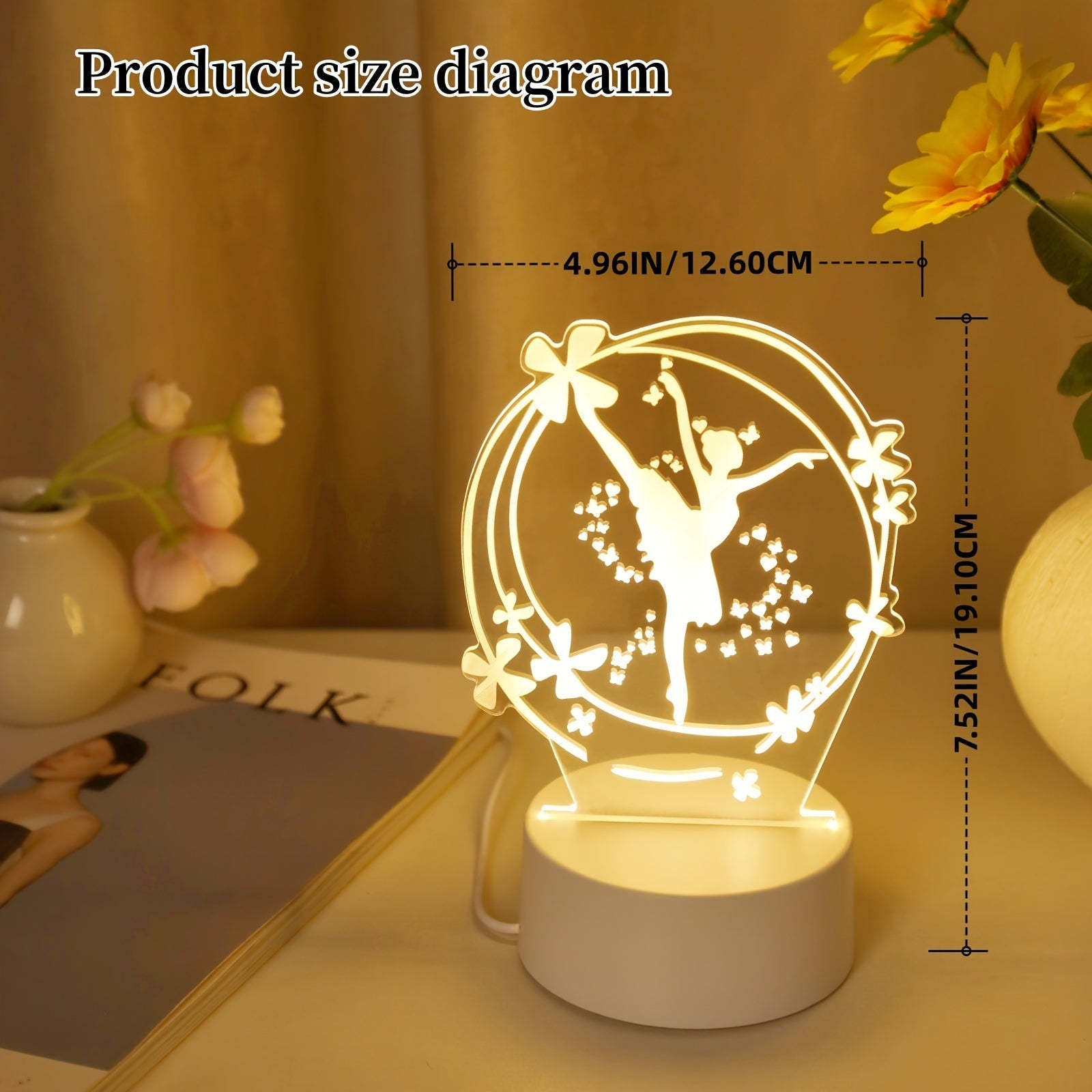 LumiDance – 3D LED Nachtlamp Ballet