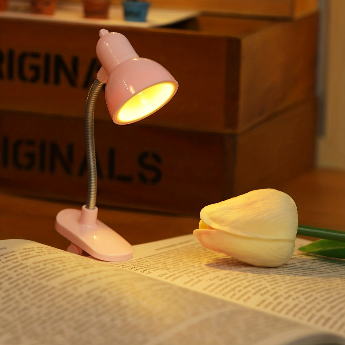 MiniGlow Lamp - Draagbare Clip-On Lezen Verlichting