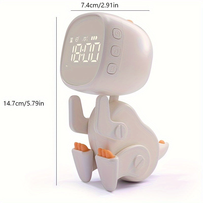 TimeDino - Creatieve Cartoon Wecker met USB
