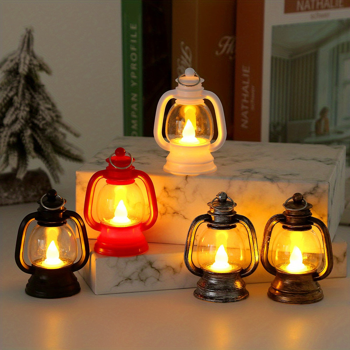 Retro LED Mini Lantaarns – Sfeervolle Verlichting voor Feestjes