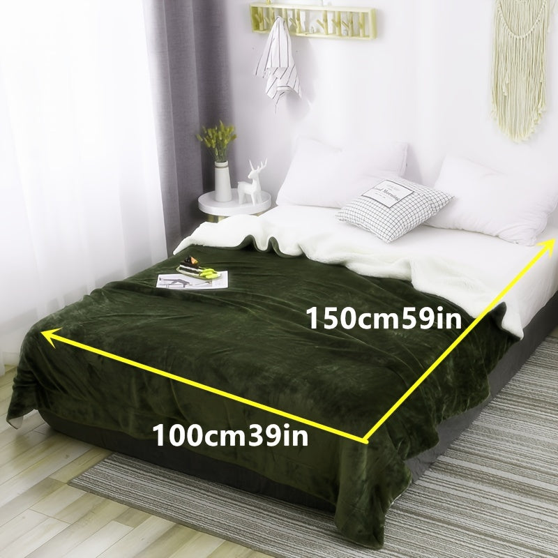 LuxeFlannel – Dubbelzijdige Sherpa Deken voor Ultiem Comfort