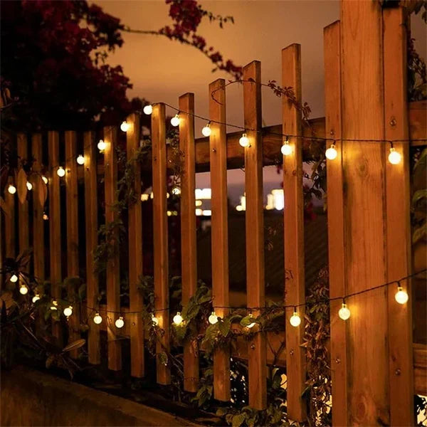 TwinkleGlow - Betoverende Zonne-Lichtslingers voor Buiten