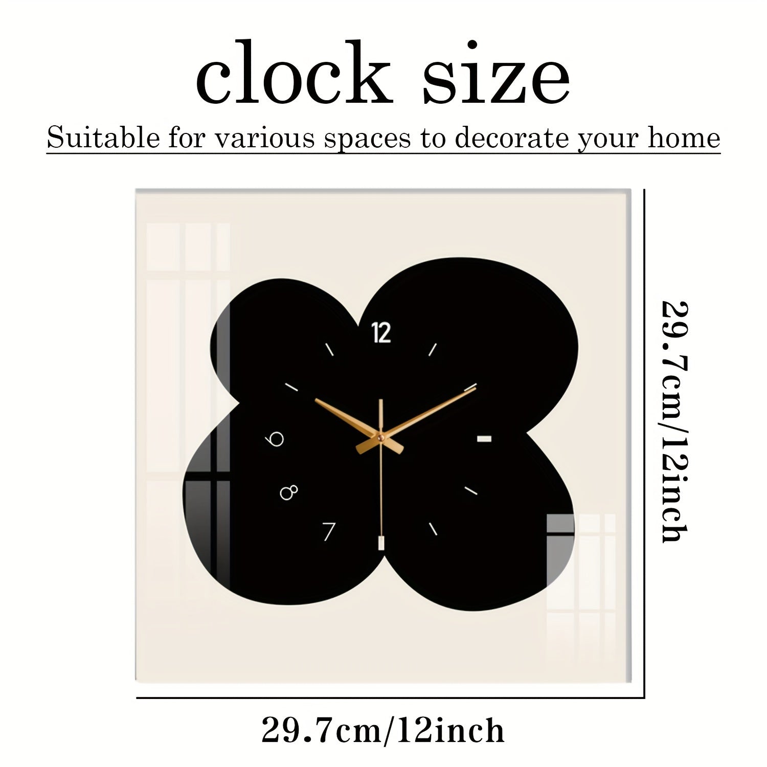 FloralTime Clock - Elegante Wandklok met Bloemen
