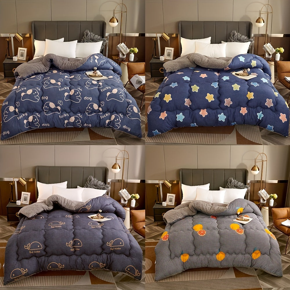 SherpaComfort – Luxe Fleece Deken met Cartoon Design