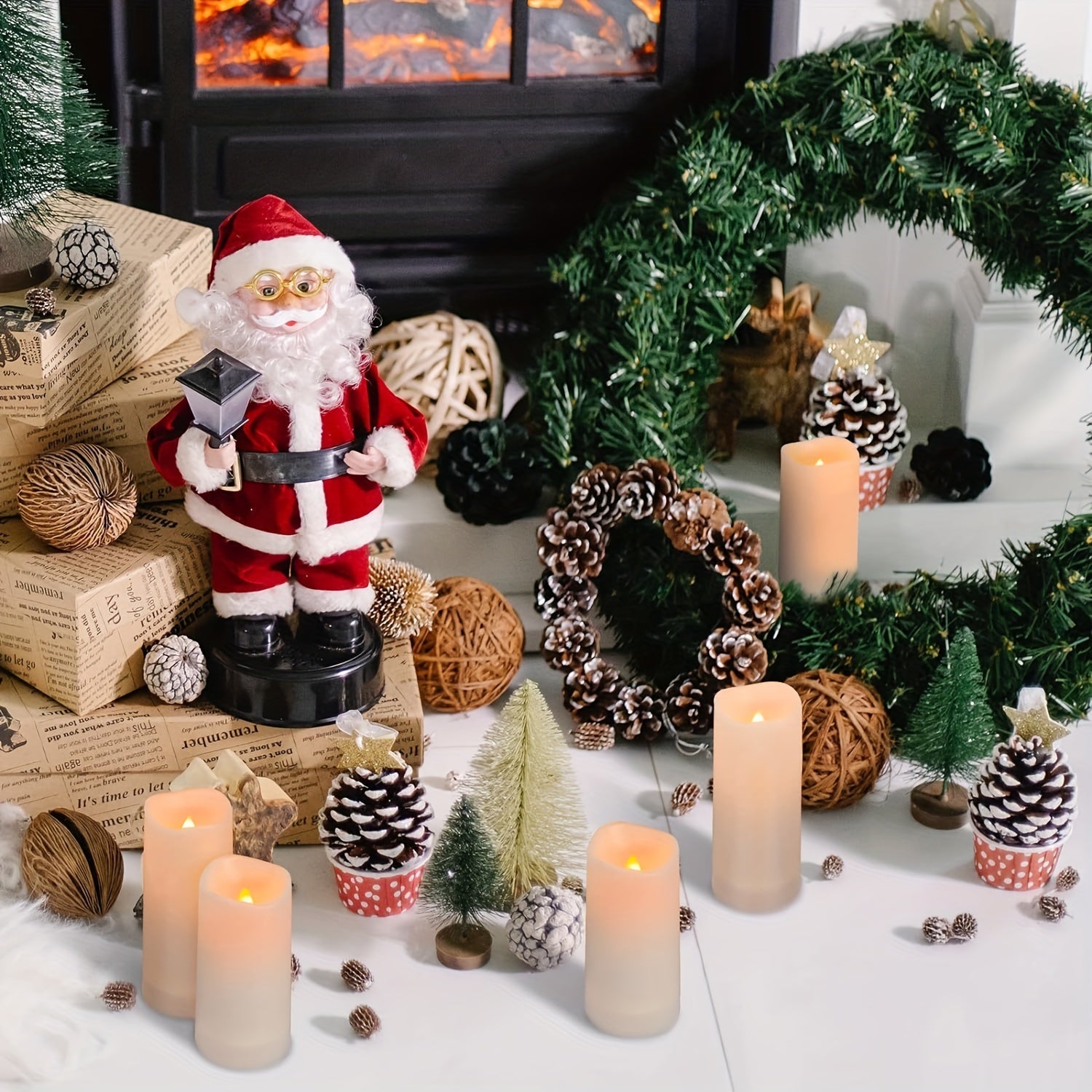 GlowFlame - Set van 12 LED Kaarsen met Afstandsbediening