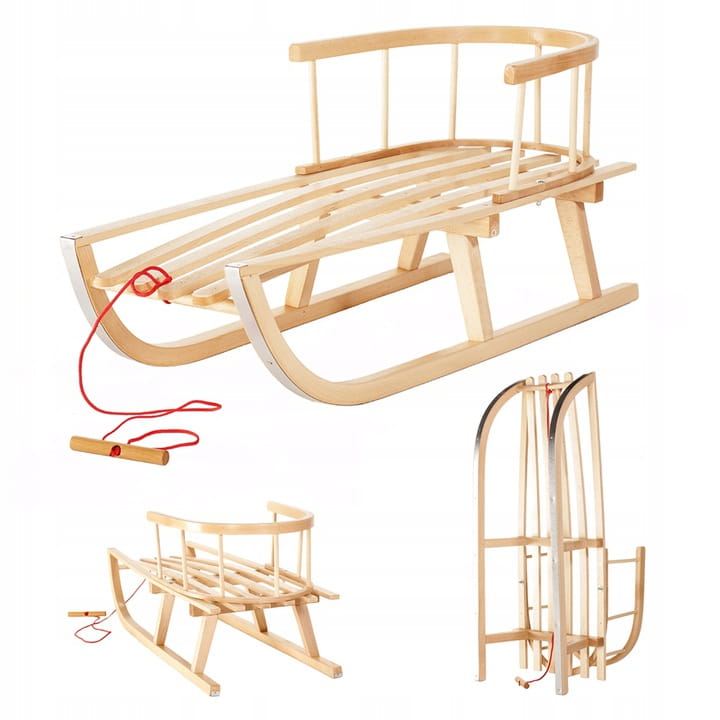Wooden Sleigh - Buitenlandse Tuinmeubel met Rugleuning