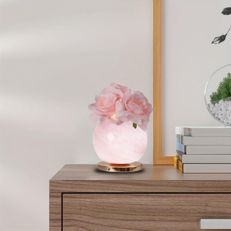 LumiDecor – Stijlvolle LED Tafellamp met USB Oplaadfunctie