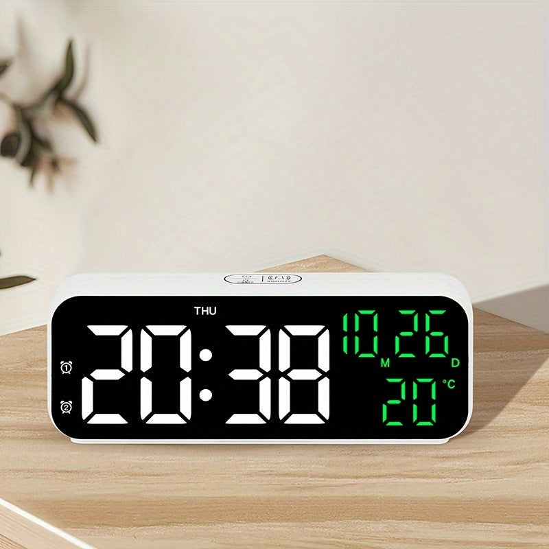 DeskTime - Stijlvolle Digitale USB Klok met Datum