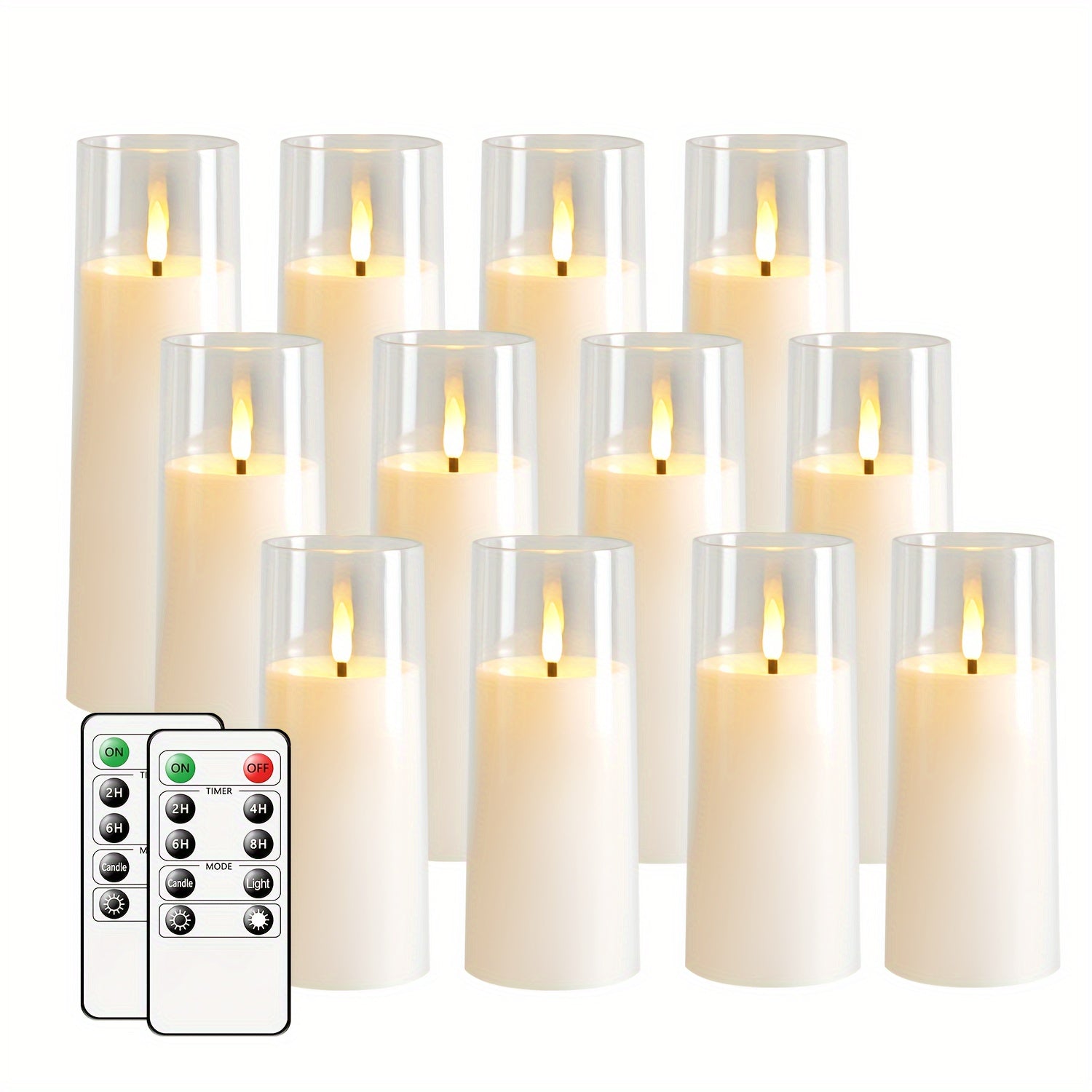 GlowCandle – Set van 5 LED Kaarsen met Afstandsbediening