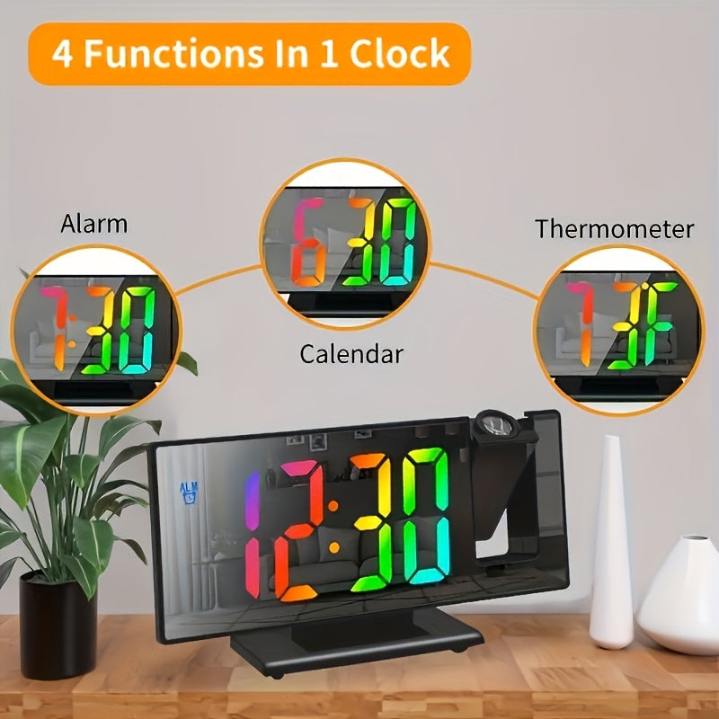 TimeView Clock – Moderne Spiegel LED Projector