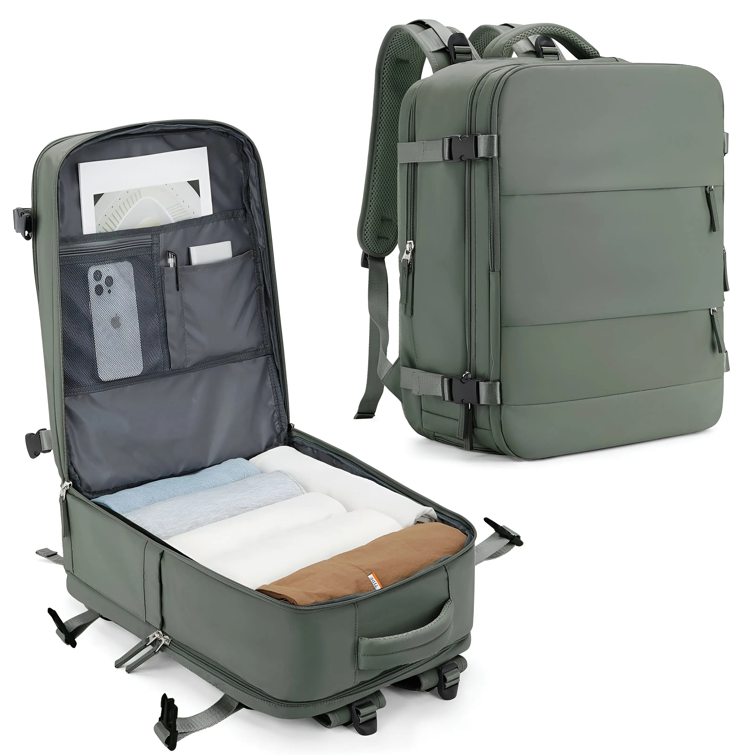 EasyTravel Handbagage - Stijlvolle en Ruime Handbagage voor Ultiem Reiscomfort en Gemak