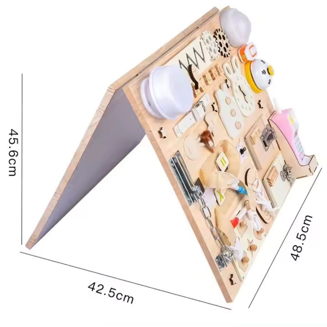 WoodPlay Board – Educatief Speelbord voor Creativiteit