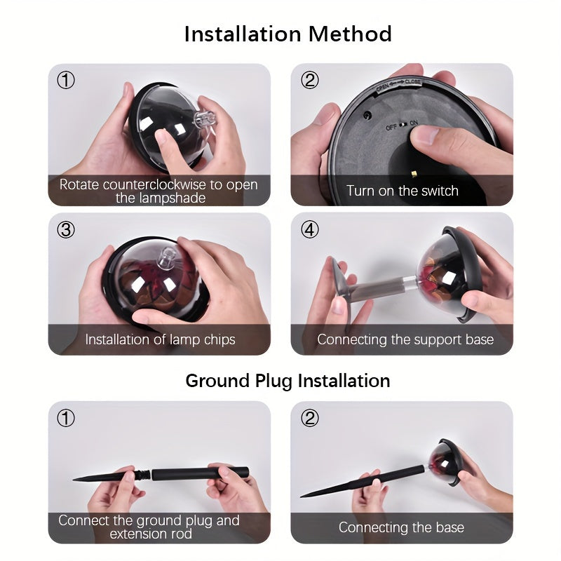 LumiLuxe - Moderne Zonne-LED Tuinlamp