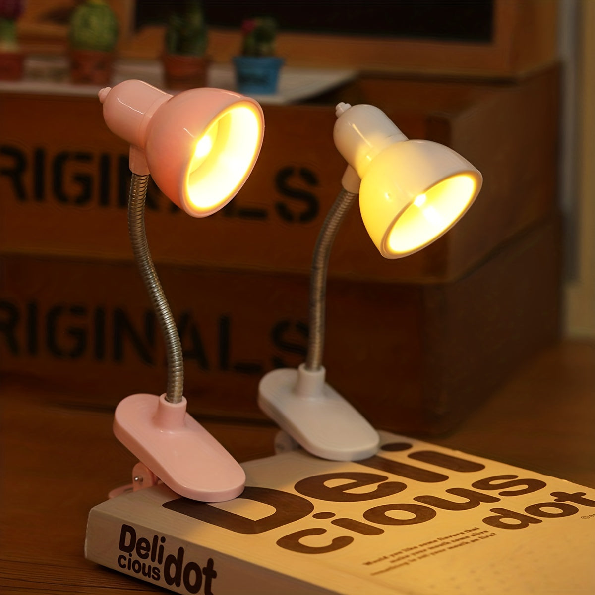 MiniGlow Lamp - Draagbare Clip-On Lezen Verlichting
