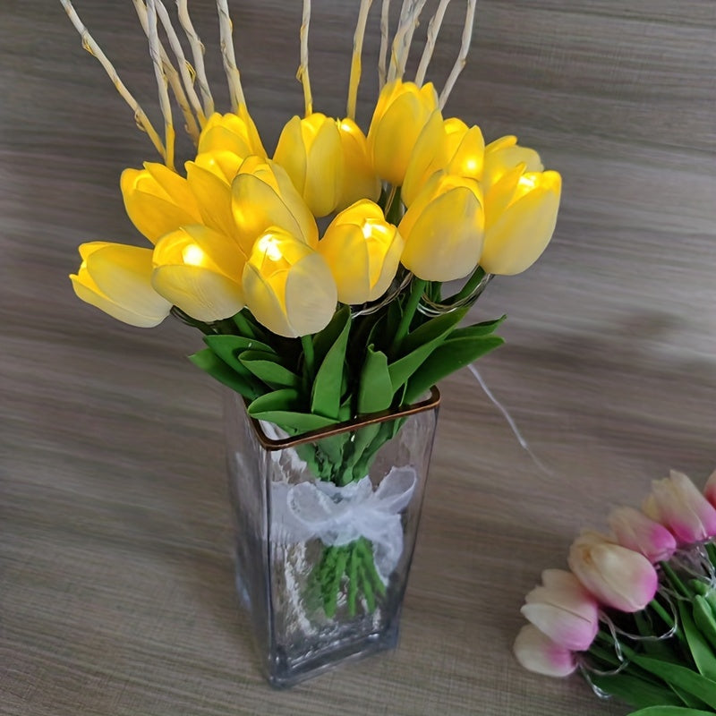 LumiBloom – 10x Tulp LED Tafellampen Boeket