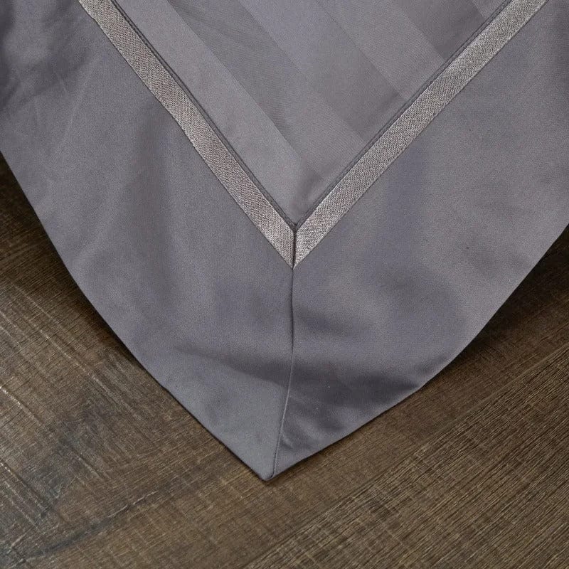 Prestige Grey - Luxe Egyptisch Katoenen Dekbedovertrek