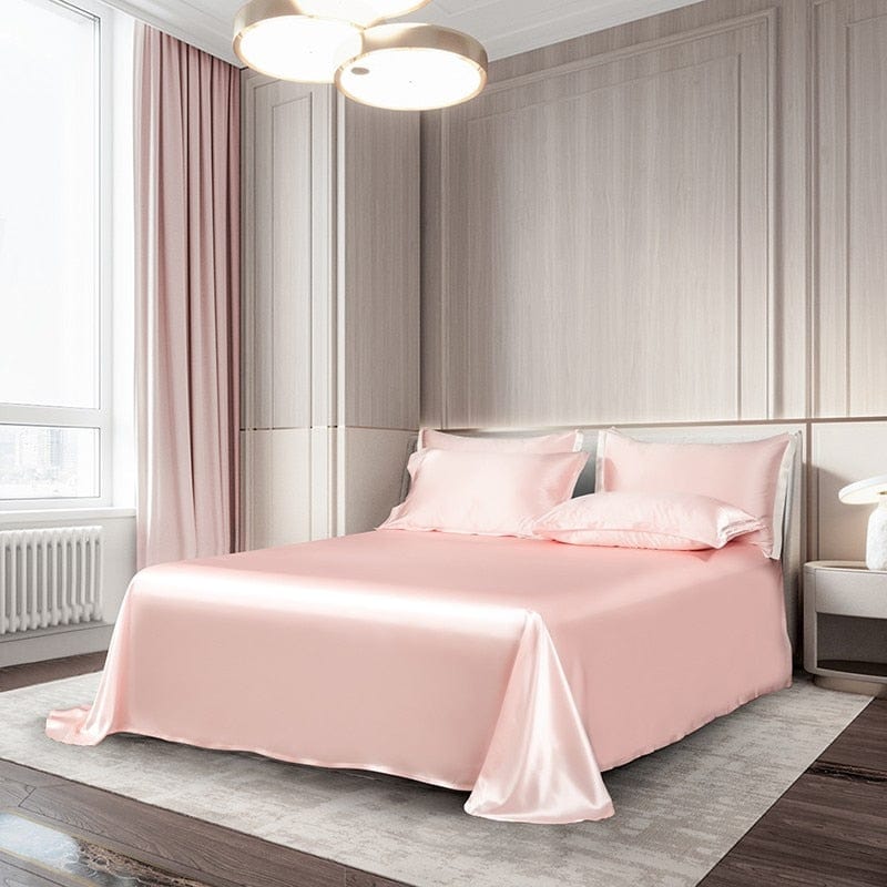 SilkDream – Luxe Roze Moerbeizijde Beddengoed Set