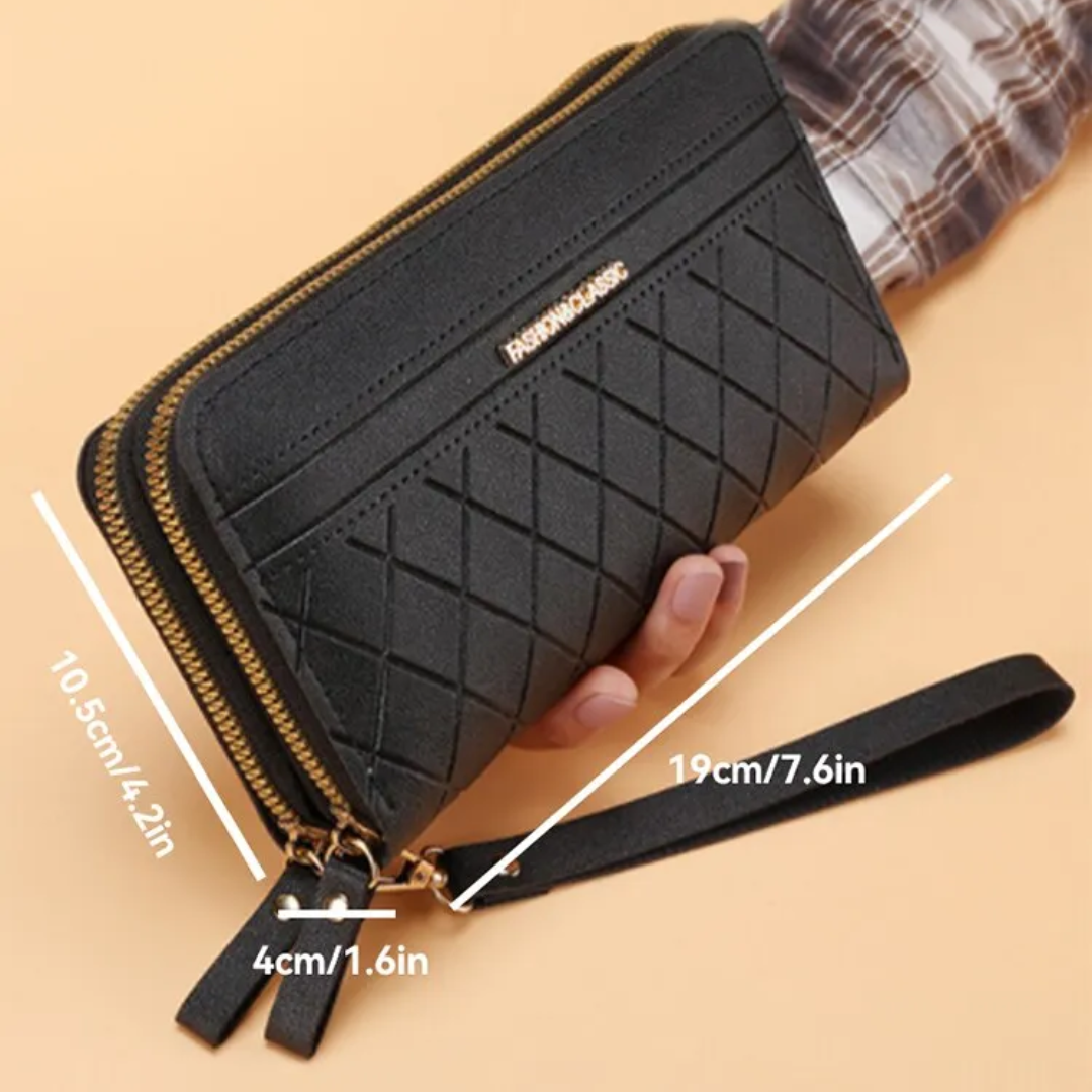 SleekWallet – Stijlvolle Doorgestikte Portemonnee