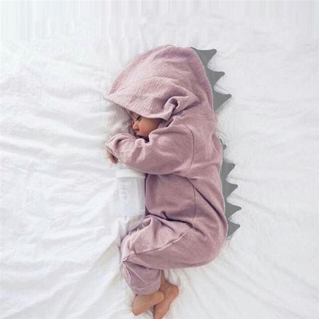 DinoDream – Schattige Baby Romper met Kapje