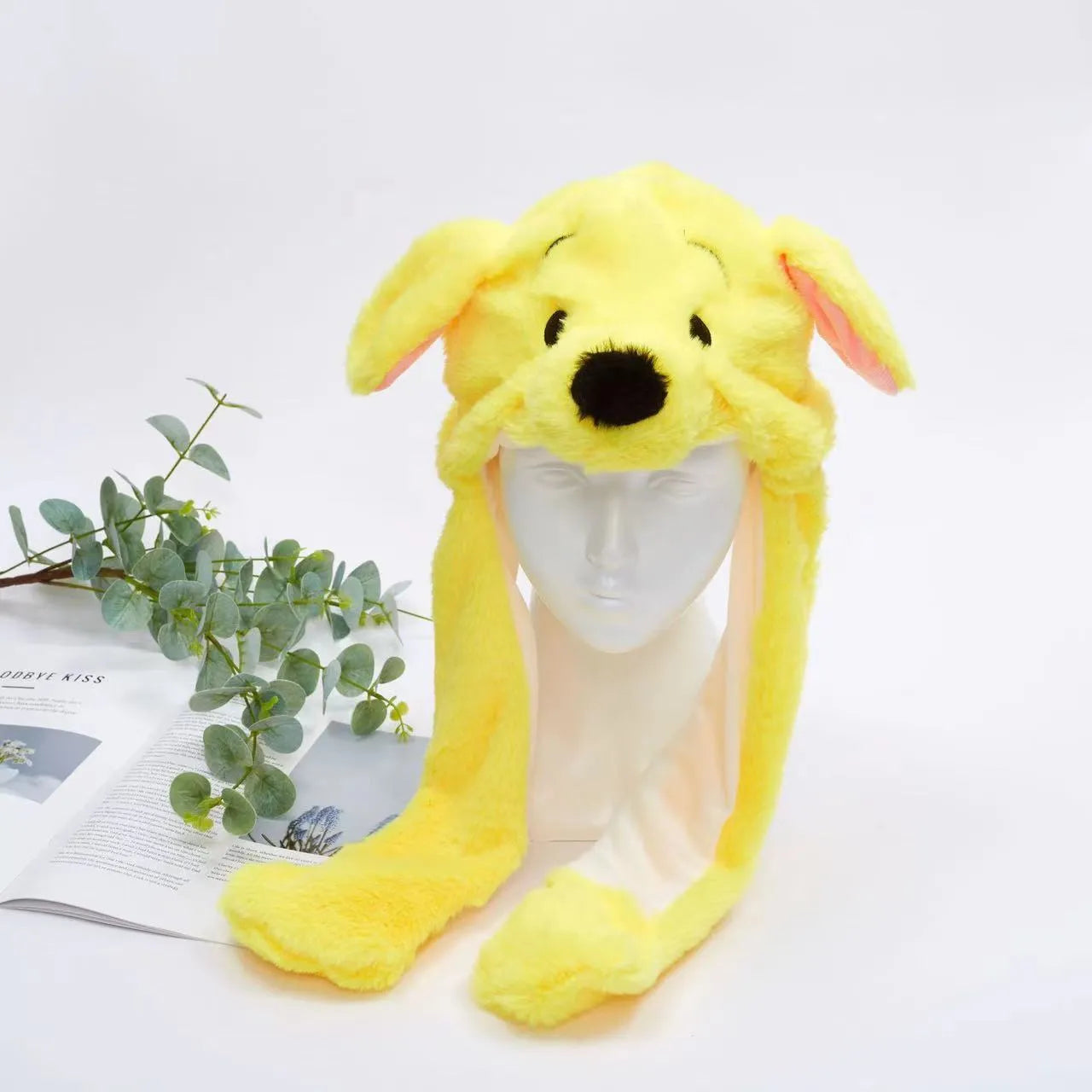 BunnyBounce Hat – Schattige Muts met Beweegbare Oortjes