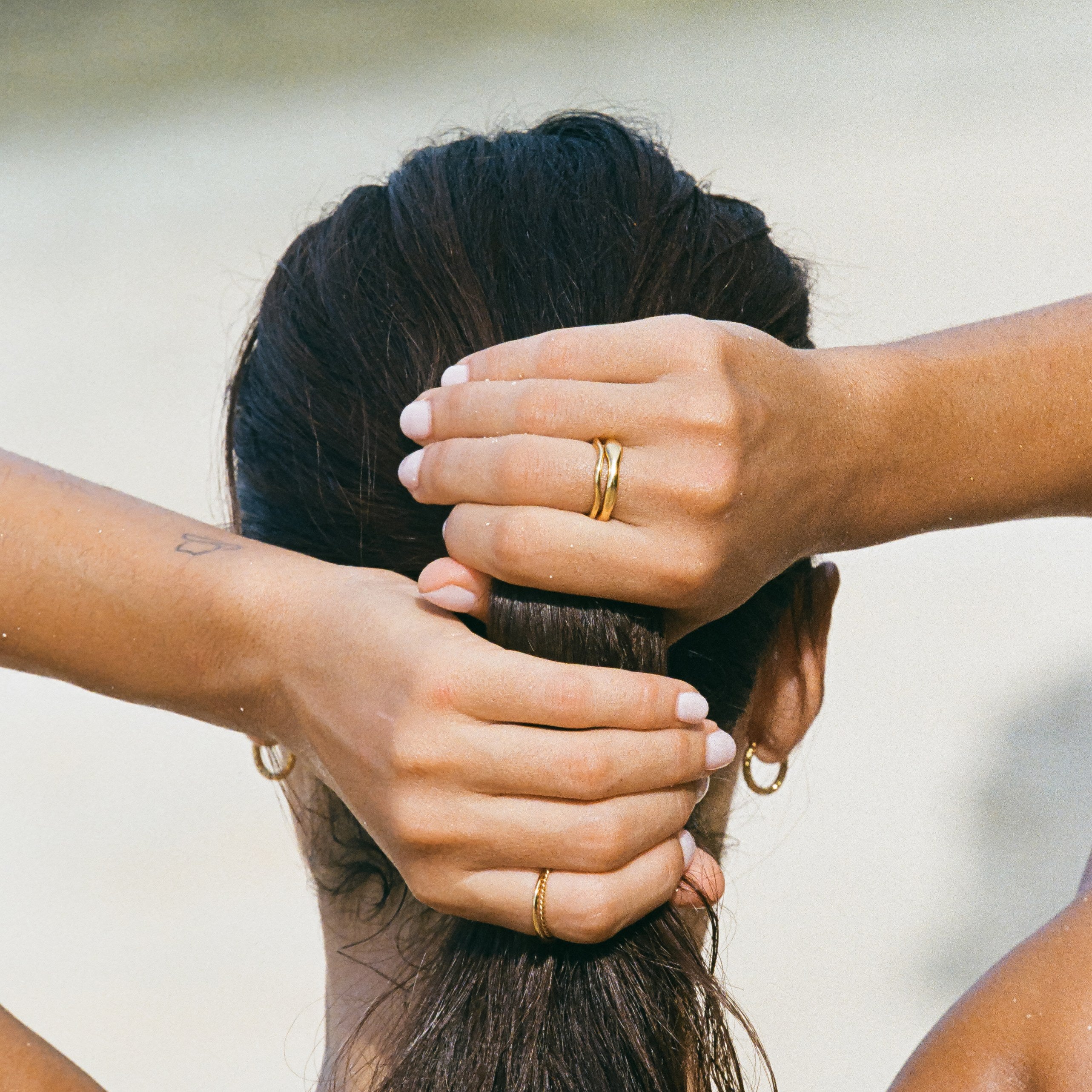 Elegantes Stapelring-Set - Luna