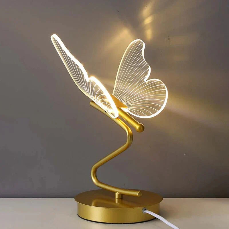 ButterflyLuxe - Elegante LED Tafellamp in Vlinderdesign