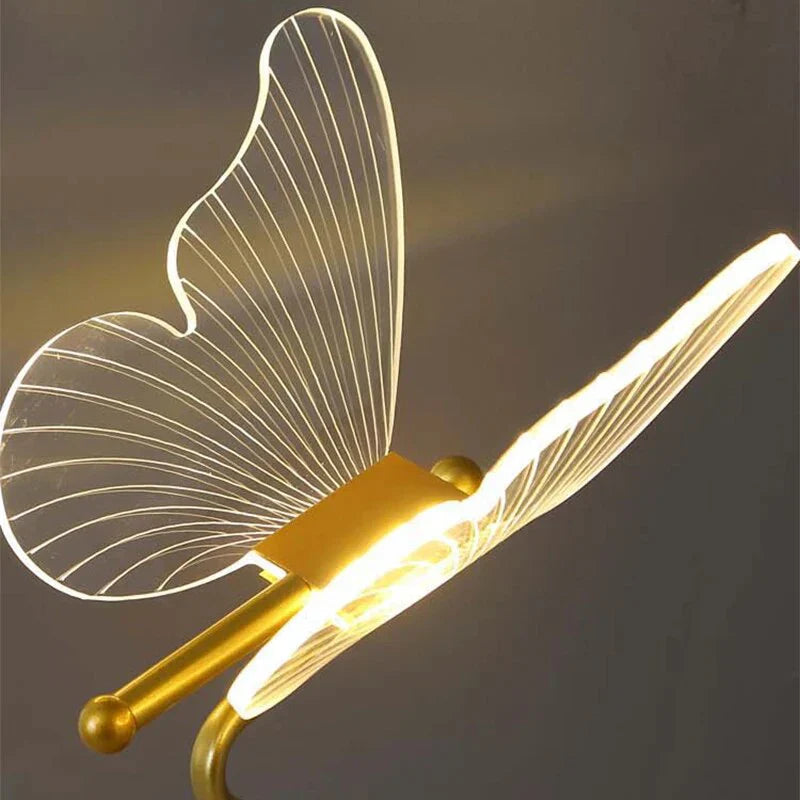 ButterflyLuxe - Elegante LED Tafellamp in Vlinderdesign