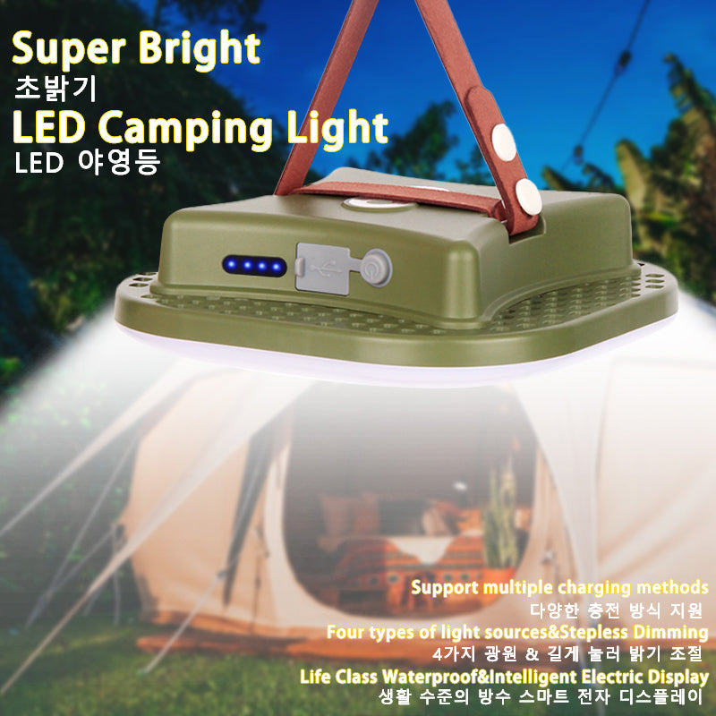 PowerGlow – Oplaadbare LED Campinglamp met Magneten