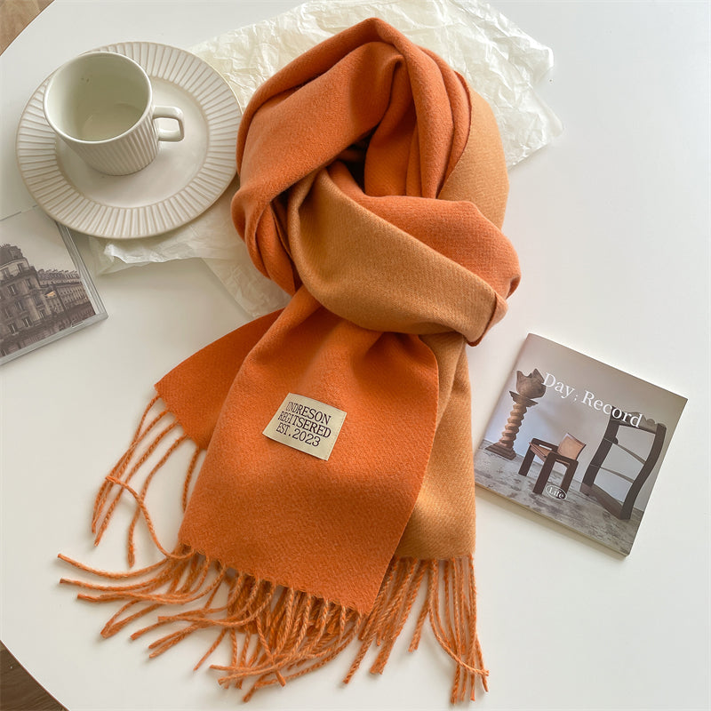 LuxeTwist Scarf - Elegante Dubbelzijdige Pashmina