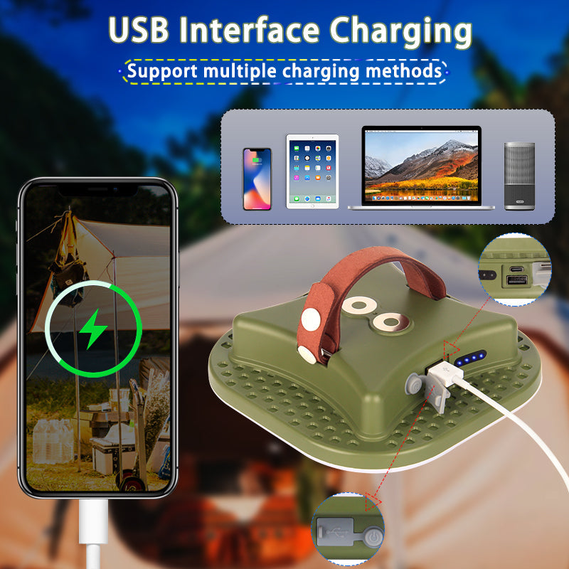 PowerGlow – Oplaadbare LED Campinglamp met Magneten