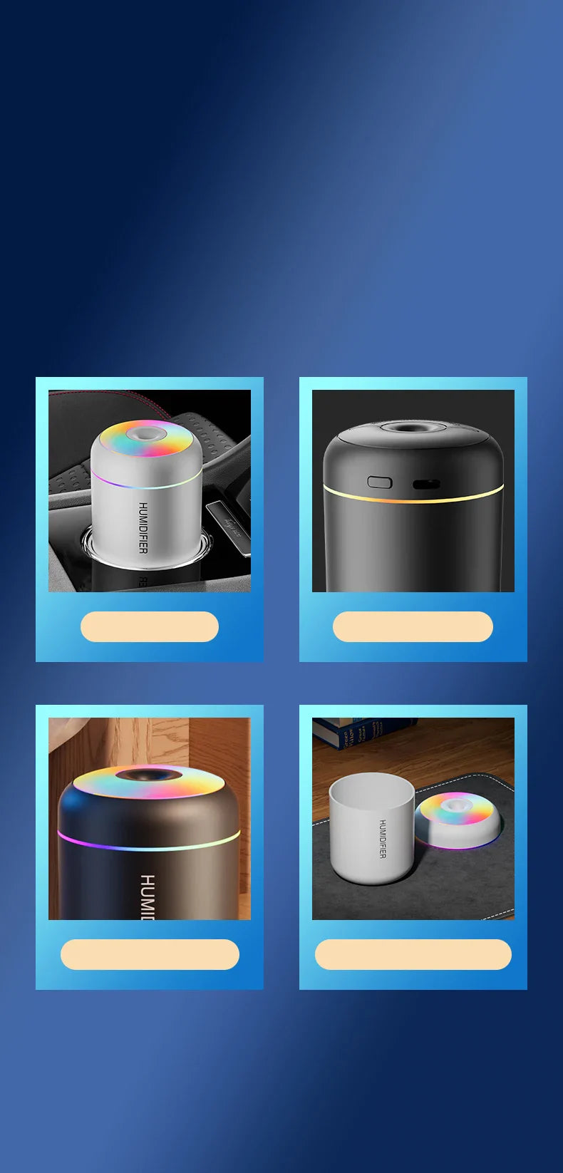 MiniMist – Compacte USB Luchtbevochtiger voor Auto & Slaapkamer