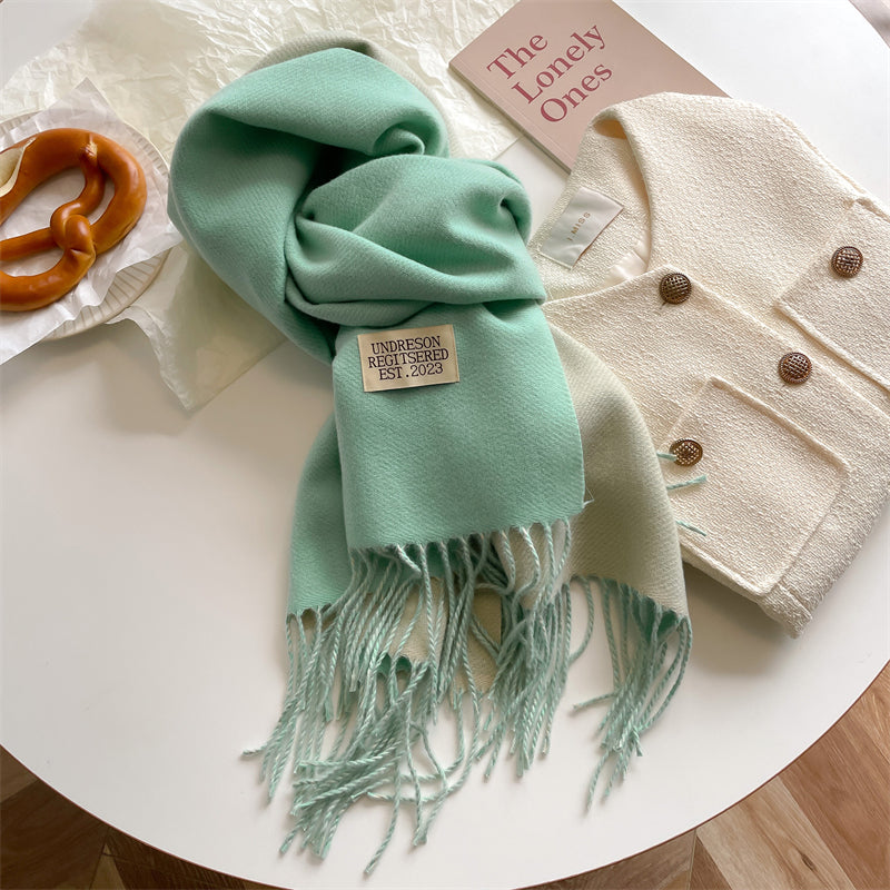 LuxeTwist Scarf - Elegante Dubbelzijdige Pashmina