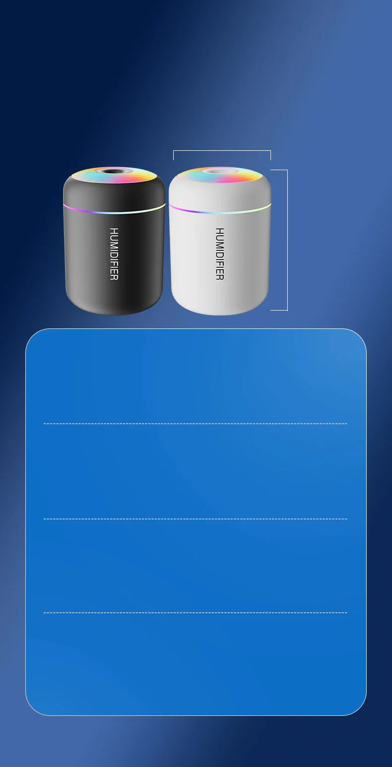 MiniMist – Compacte USB Luchtbevochtiger voor Auto & Slaapkamer