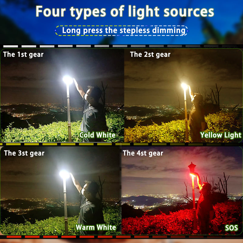 PowerGlow – Oplaadbare LED Campinglamp met Magneten