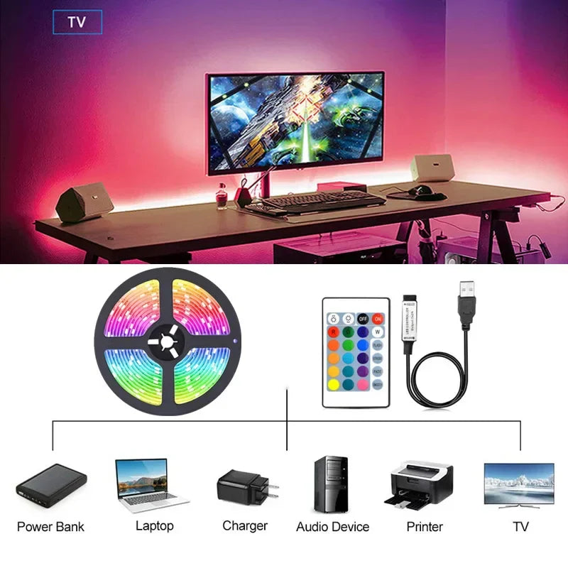 GlowShift - RGB LED Strip voor Kamer en TV