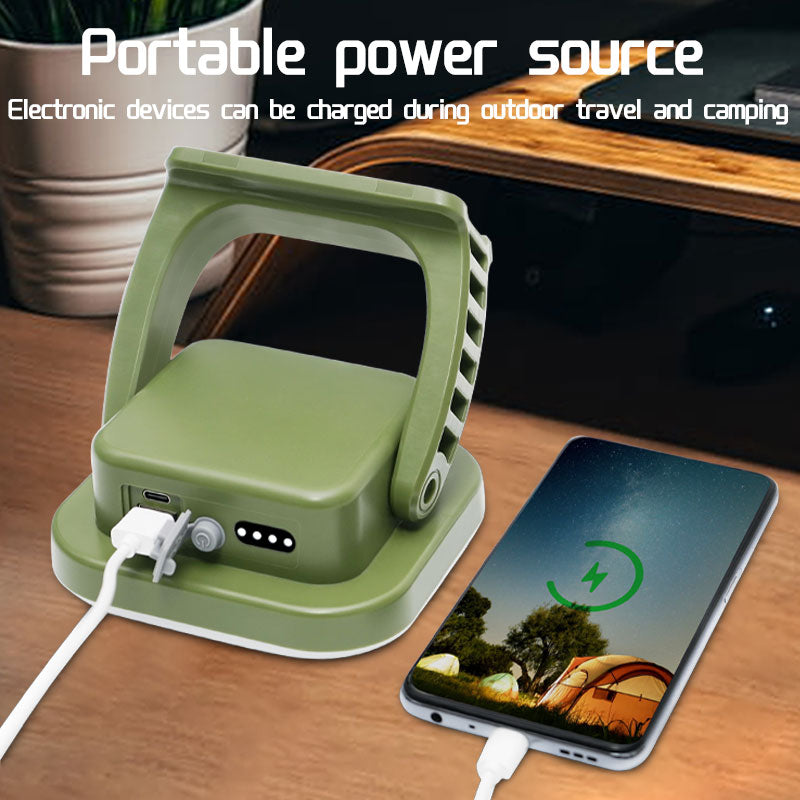 PowerGlow – Oplaadbare LED Campinglamp met Magneten