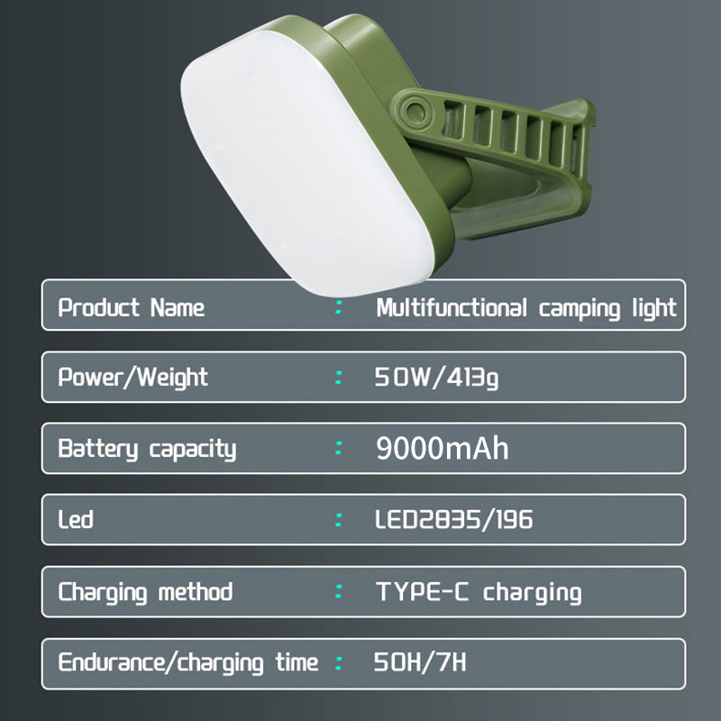 PowerGlow – Oplaadbare LED Campinglamp met Magneten