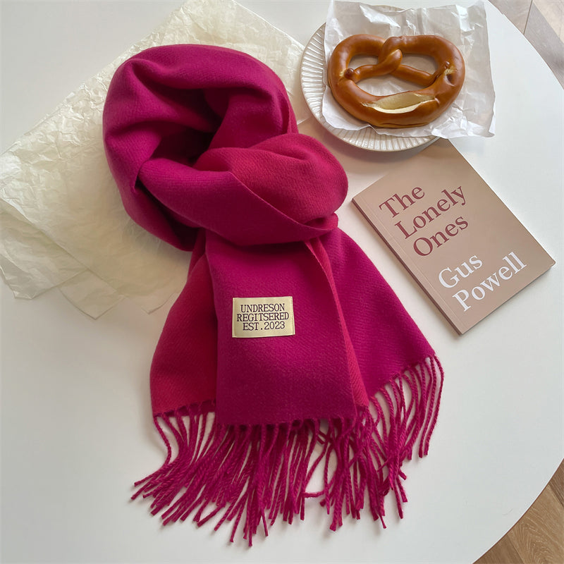 LuxeTwist Scarf - Elegante Dubbelzijdige Pashmina