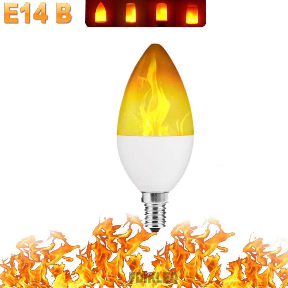 FlameGlow - LED Party Lamp met 4 Vuur Modi