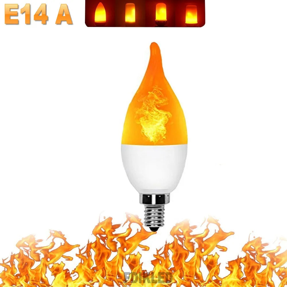 FlameGlow - LED Party Lamp met 4 Vuur Modi