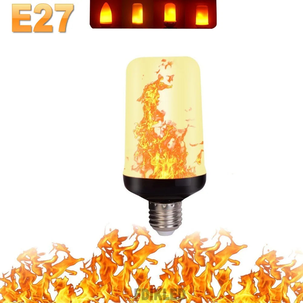 FlameGlow - LED Party Lamp met 4 Vuur Modi