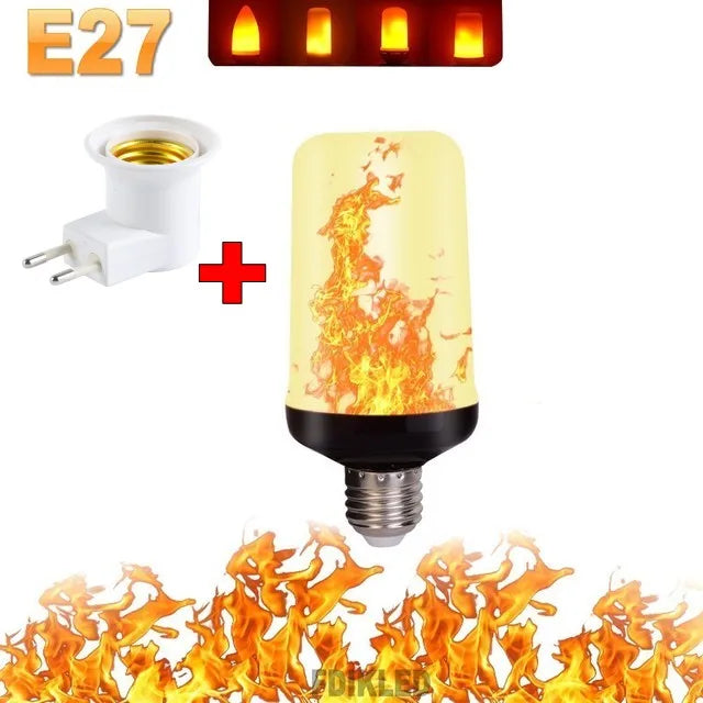 FlameGlow - LED Party Lamp met 4 Vuur Modi