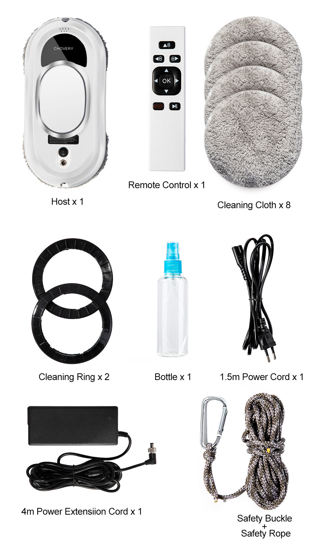 CleanBot - Slimme Robot Ramenreiniger met Afstandsbediening