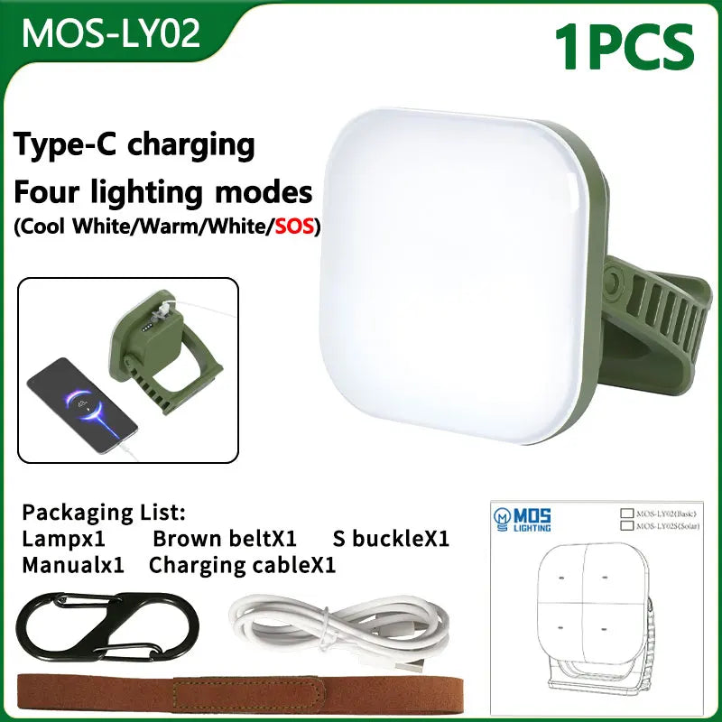 PowerGlow – Oplaadbare LED Campinglamp met Magneten